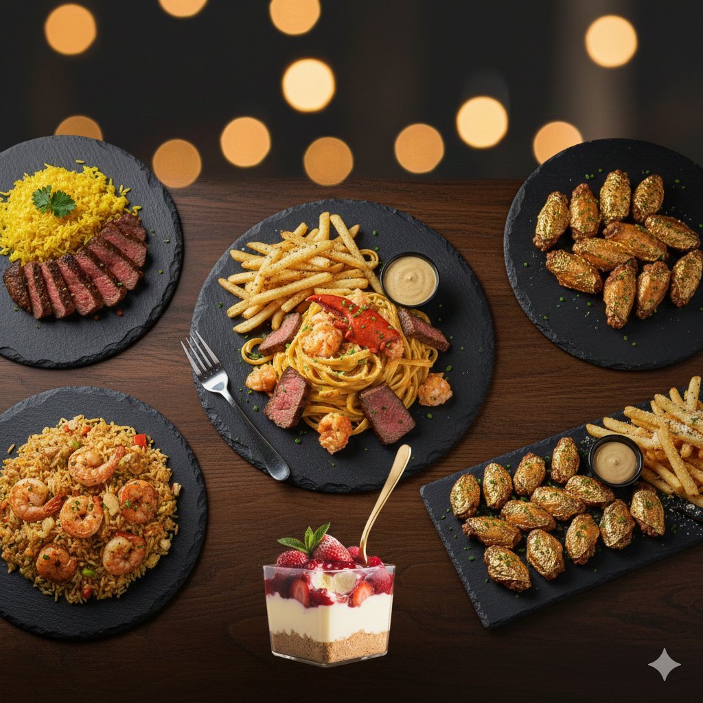 The Take Out Food Spread